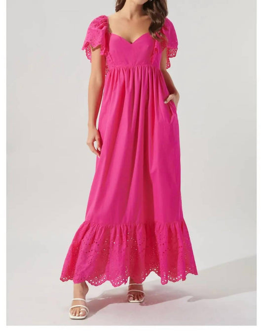 Sugarlips - Wild at Heart Eyelet Maxi Dress