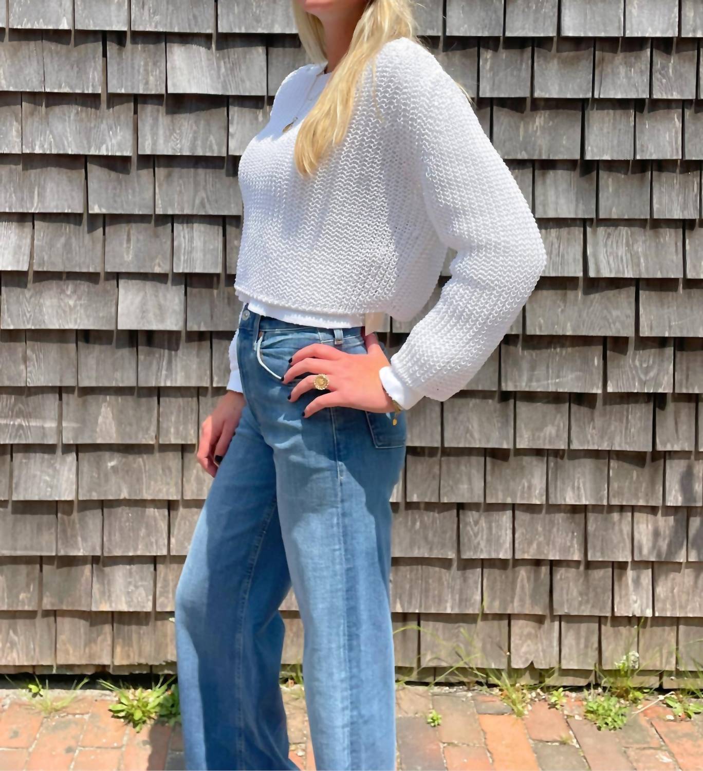 Forte Forte - Gummy Organic Cotton Blend Rib Knit Sweater