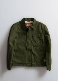 Iron & Resin Men's Usn A2 Jacket in olive - men's jacket