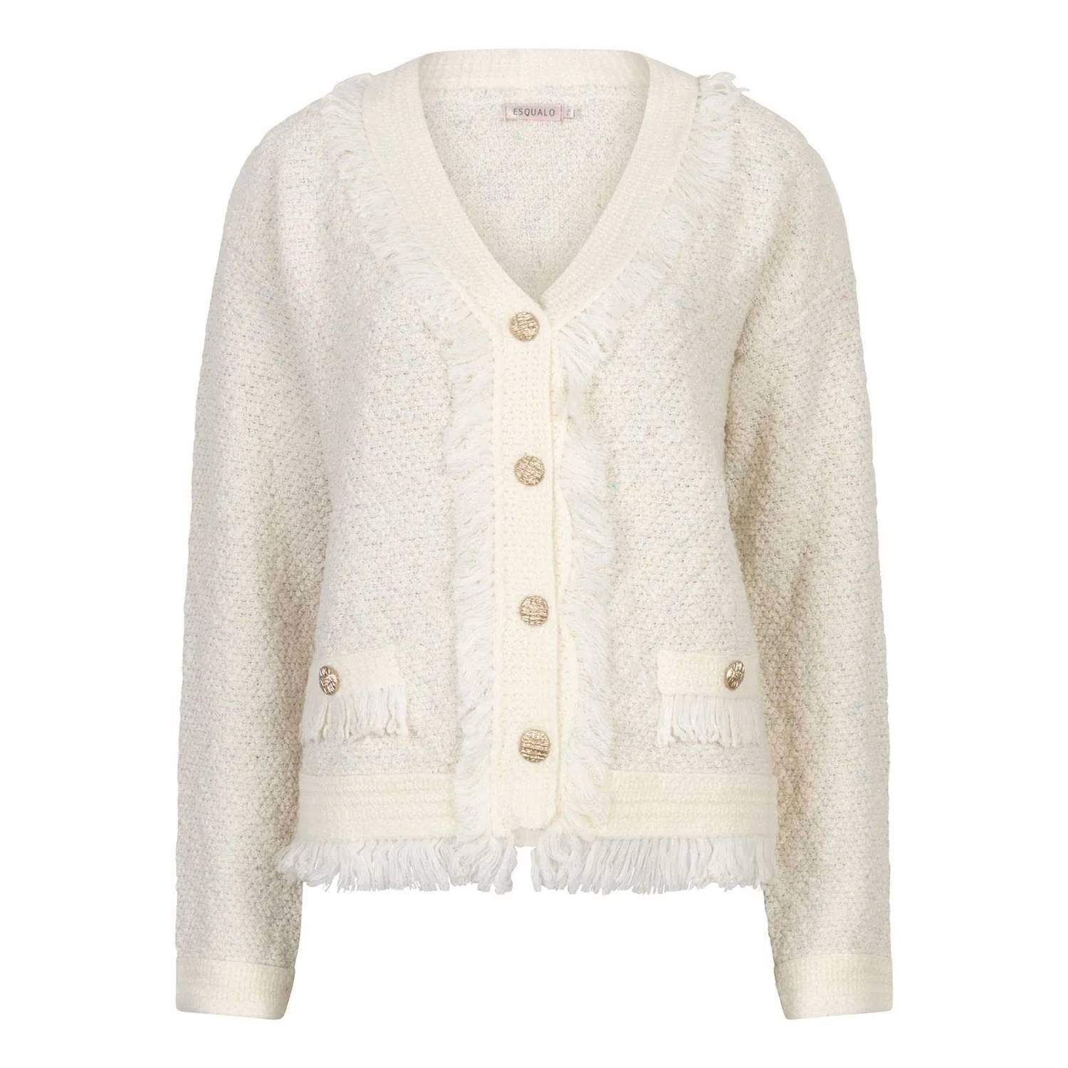 Esqualo - Women's Fringed Cardigan