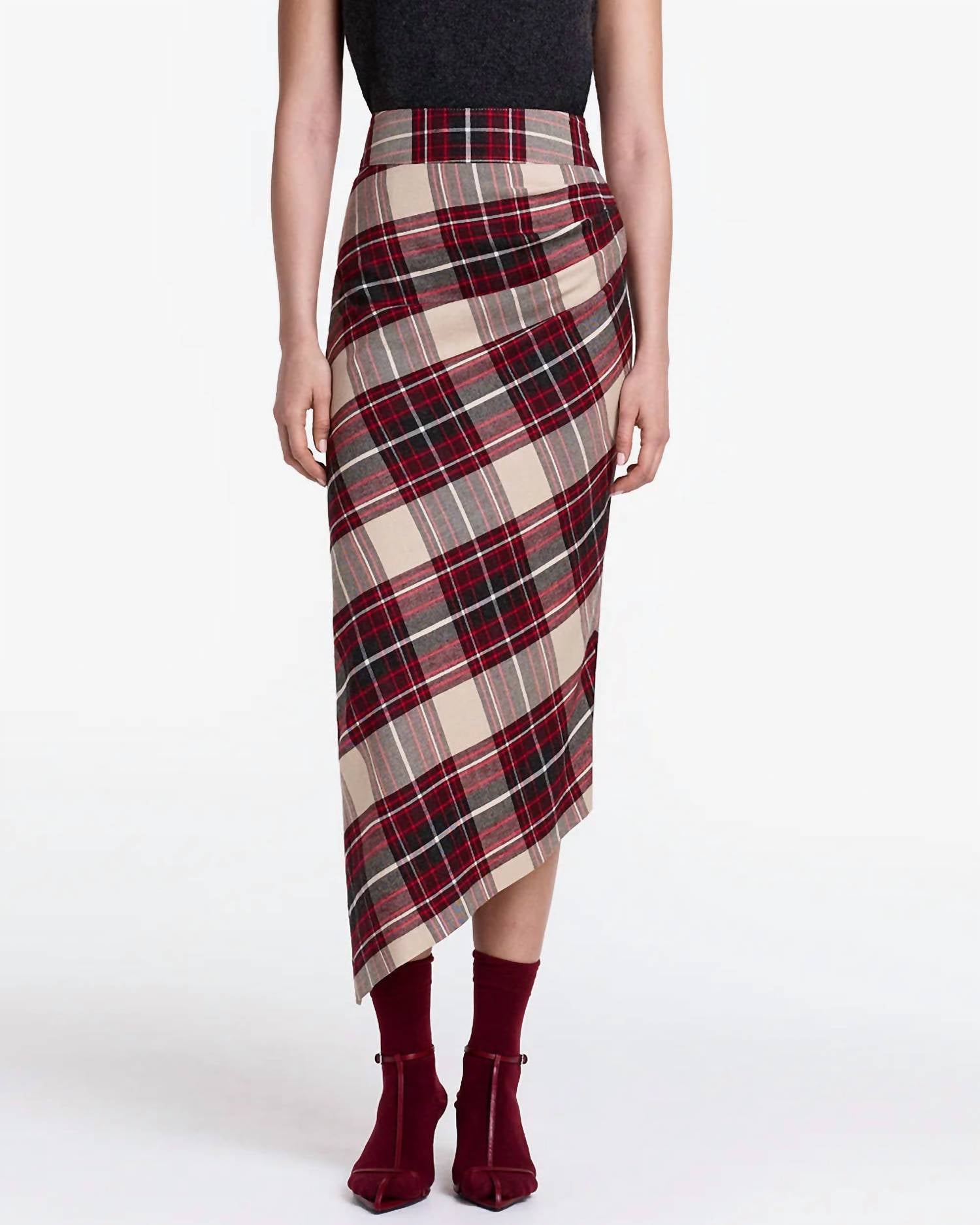 Smythe - Asymmetrical Midi Skirt