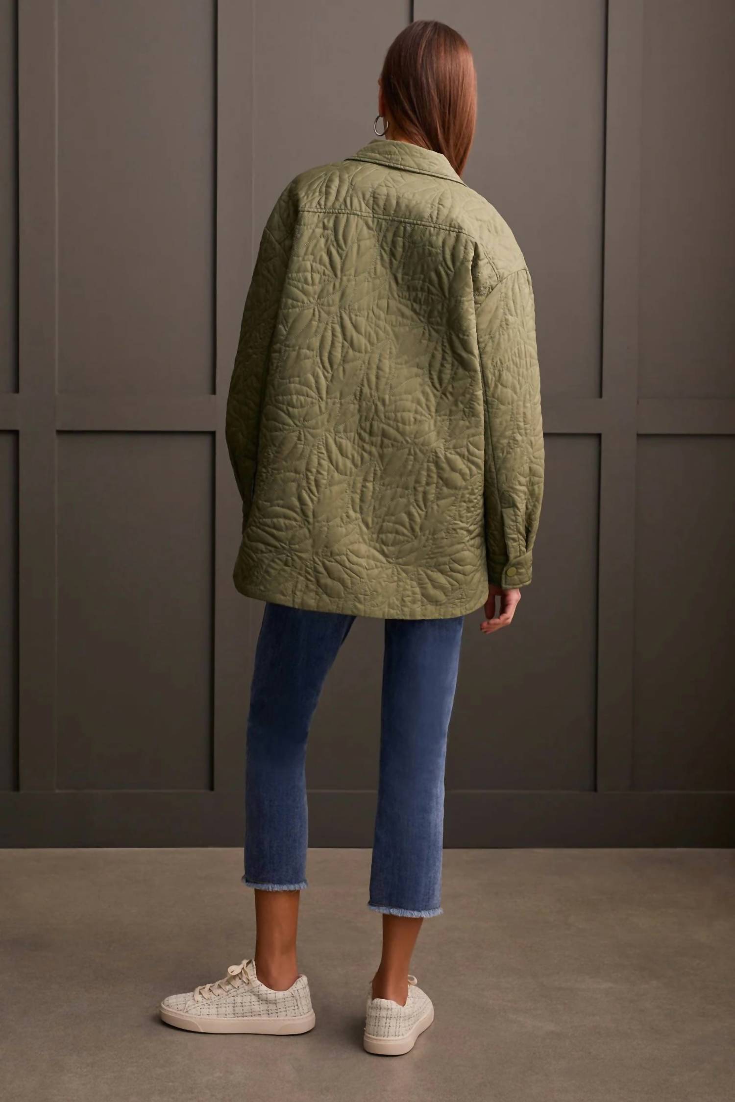 Tribal - Quilted Snap Front Shacket