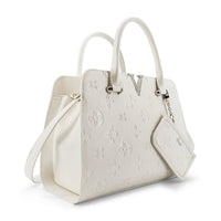Like Dreams Women's Midori Satchel Chromatic Pattern Crossbody Bag in white - women's bag - alternate view