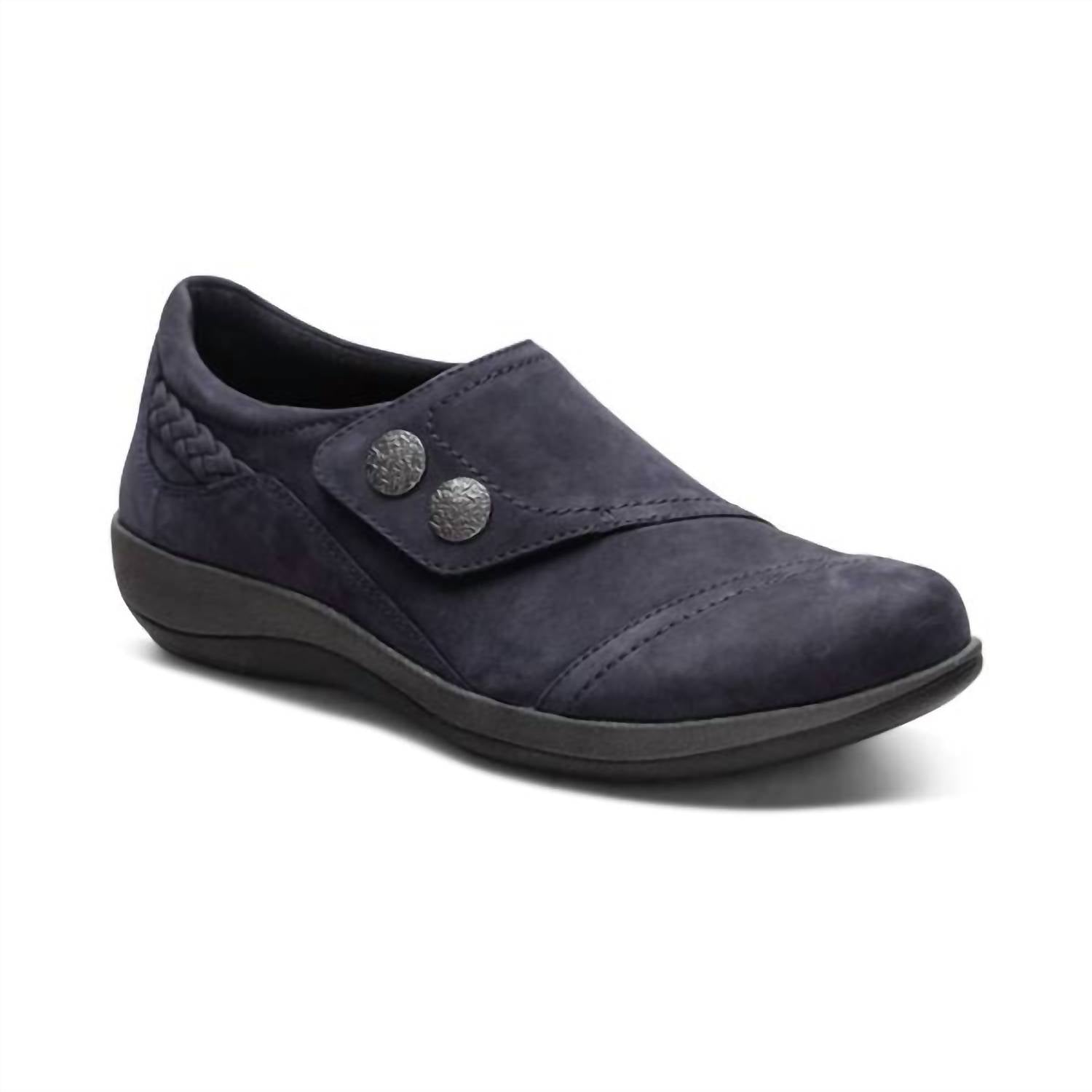 Aetrex - Women's Karina Leather Monk Strap Shoe