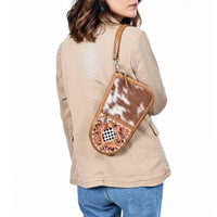 Ls Western - Women's Hair-on Cowhide Leather Concealed Carry Bag
