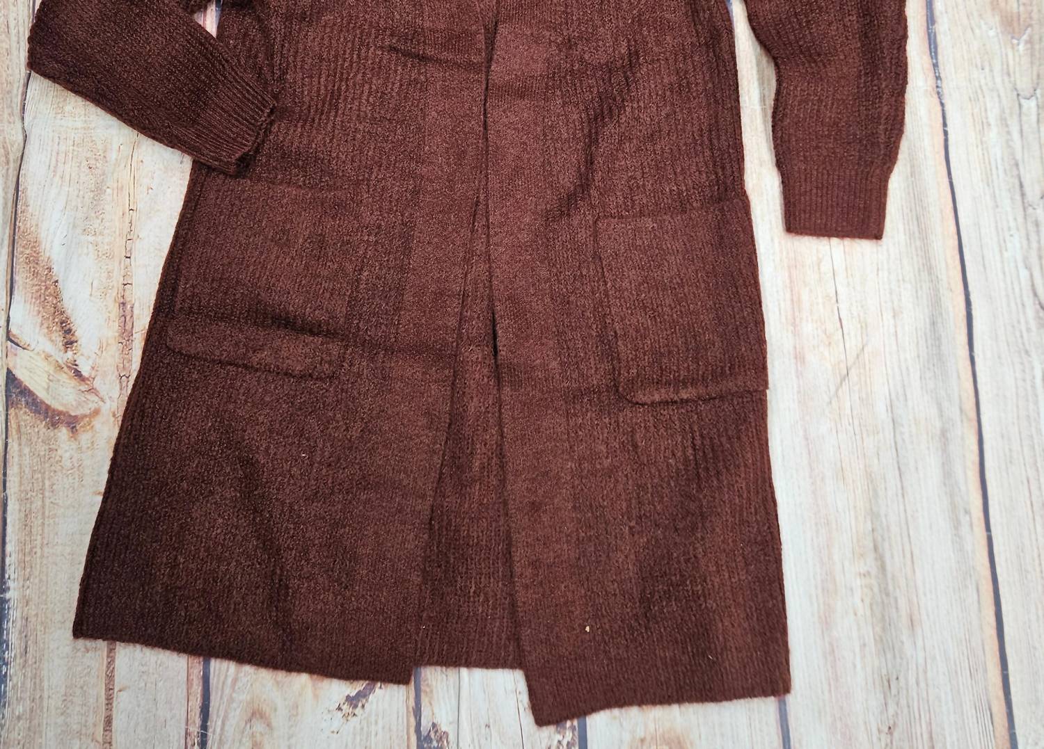 Papillon Women's Ribbed Knit Cardigan in red - women's cardigan