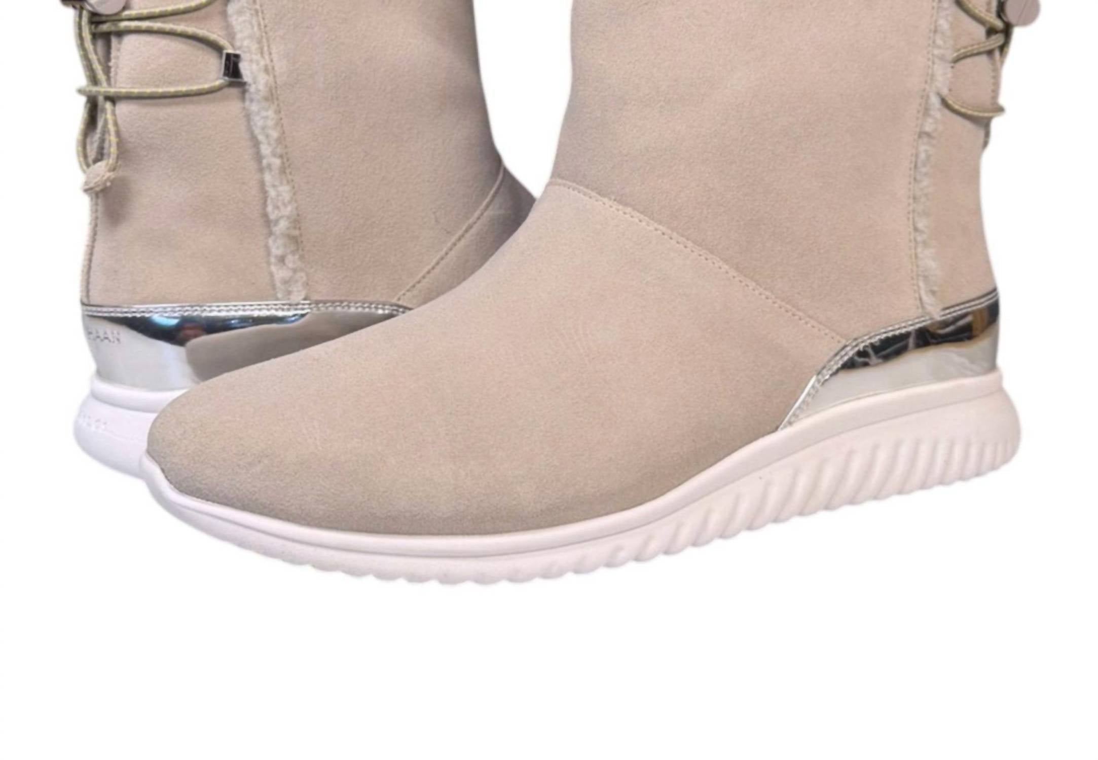COLE HAAN Women's Studio Grand Waterproof Slip-on Boot in vapor gray - women's shoe - view 5