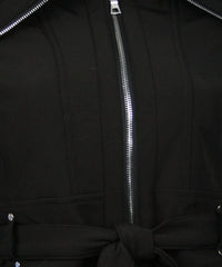 Mo-Ka - Women's Shell Zip Coat With Ribbed Collar