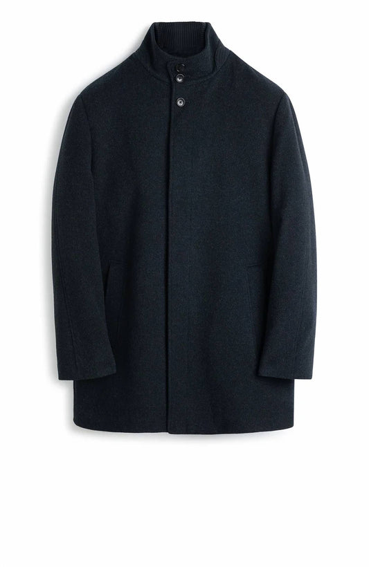 Cardinal Of Canada - Melange Wool & Cashmere Car Coat