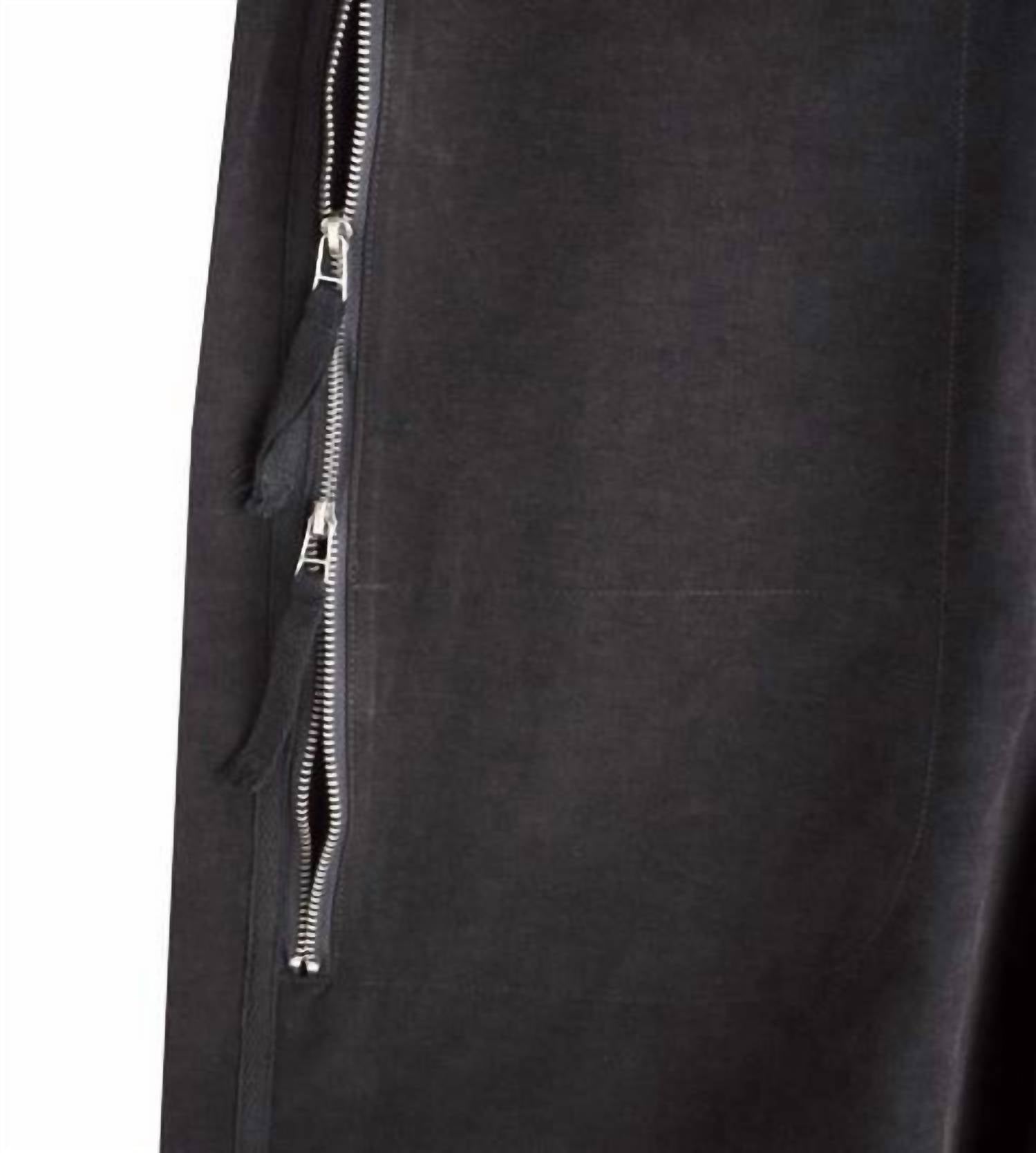 JUNGLES Stash Cargo Pant in black - men's pants - alternate view