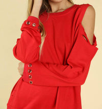 Honey Punch - Distressed Grommet Top