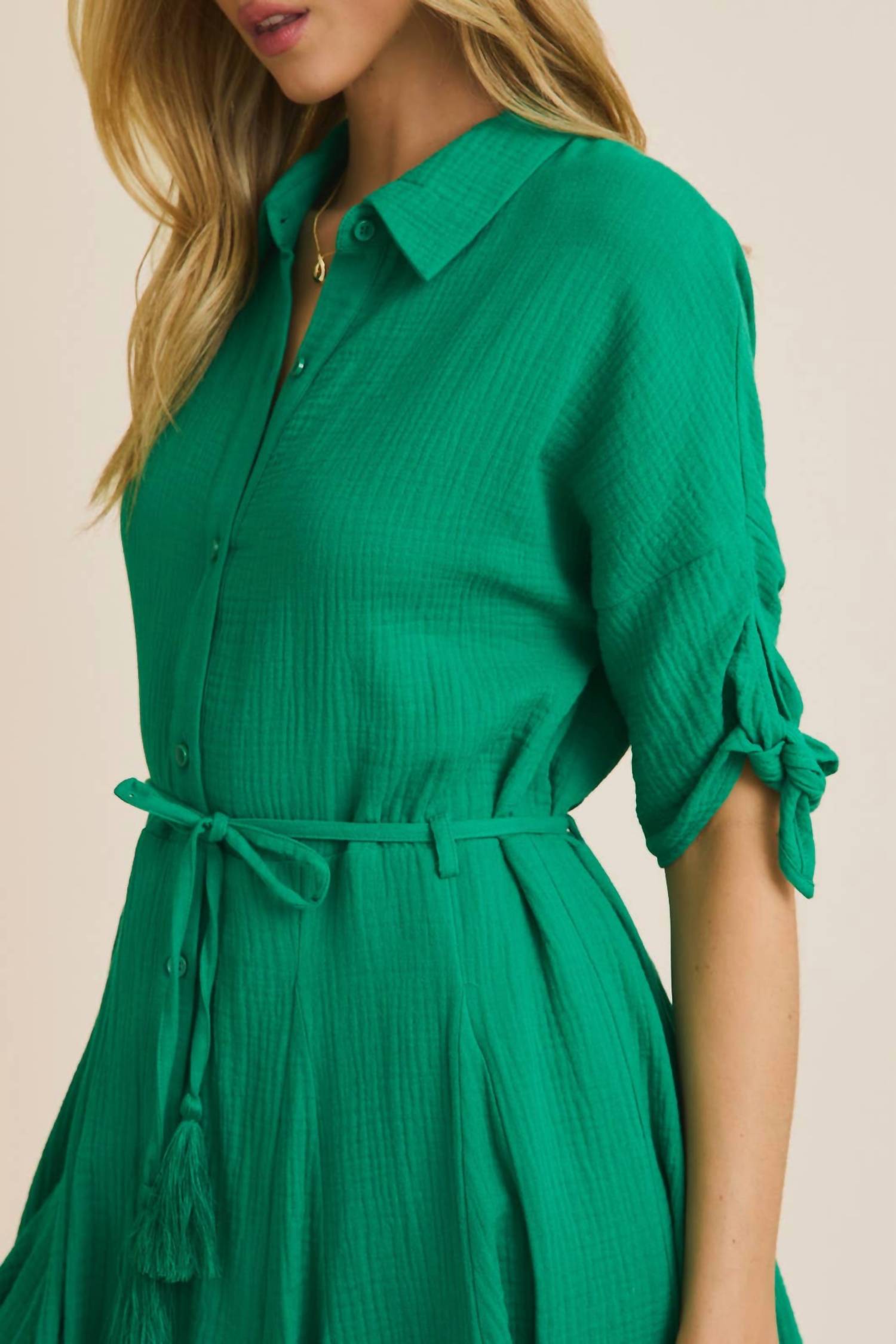 Gilli - Kelli Button Mini Dress