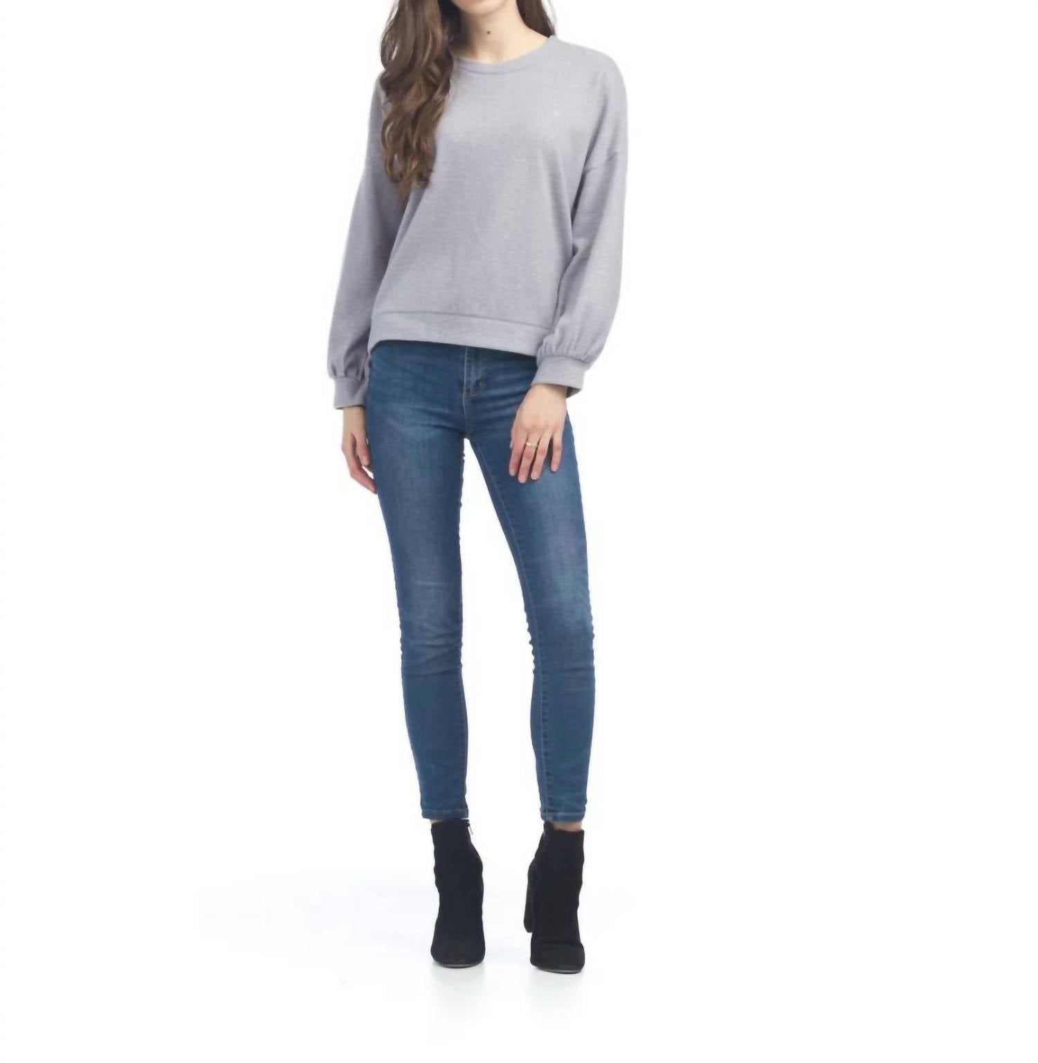 Papillon - Lurex Infused Dolman Sleeve Top