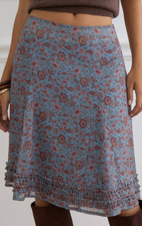 Motel Rocks - Women's Nanami Midi Skirt