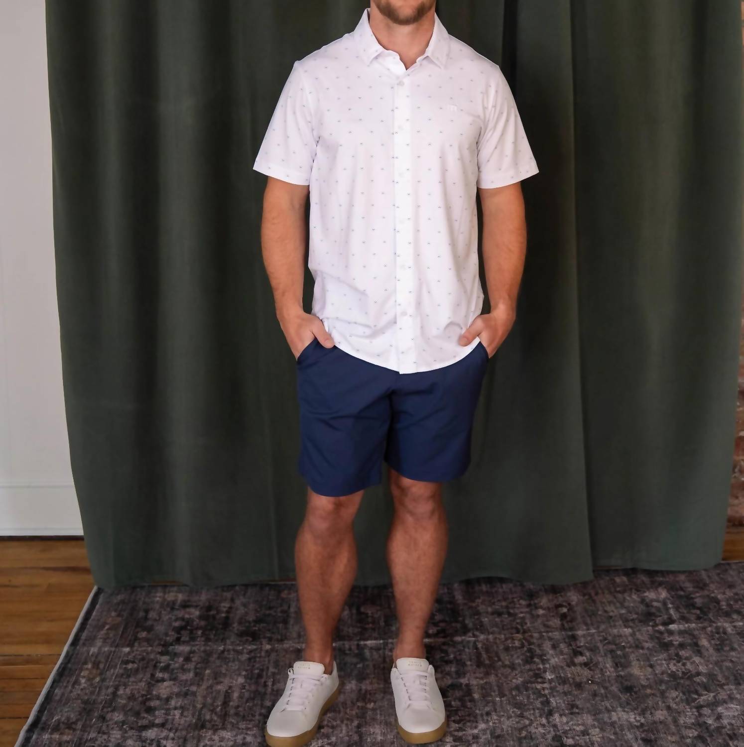Travis Matthew - Comfort Knit Geo Button-up