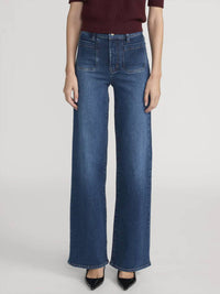 Frame - Le Slim Palazzo Modernist Pocket Jeans