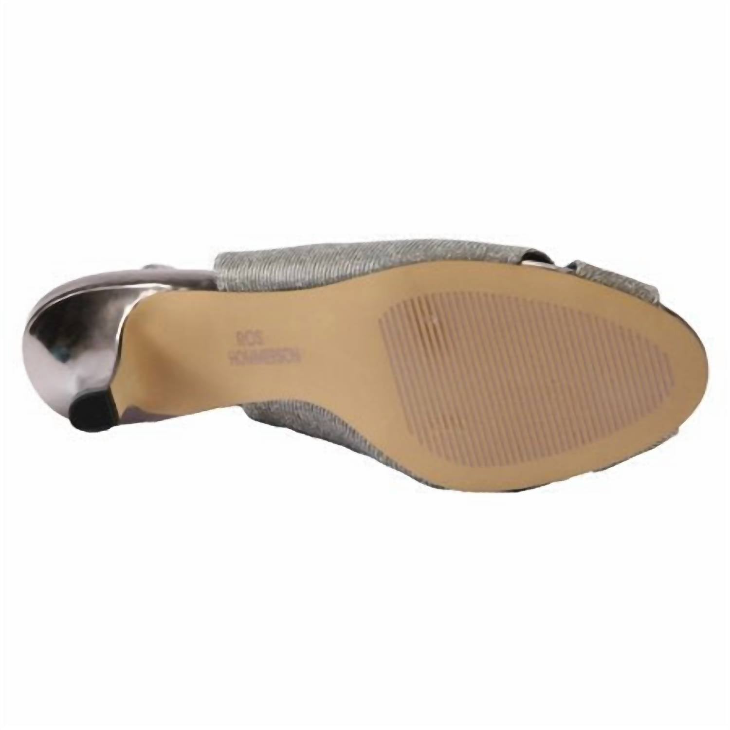 Ros Hommerson Women's Lana Slingback Sandal in black diamond - women's heels - detail view