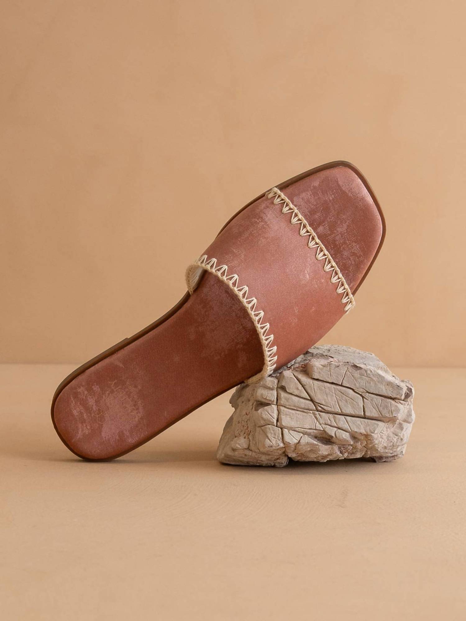 Oasis Society - Women's Emmie Border Stitch Summer Sandals