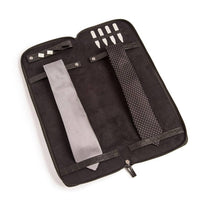Brouk & Co. Men's Travel Tie Case Monaco in black - men's accessory