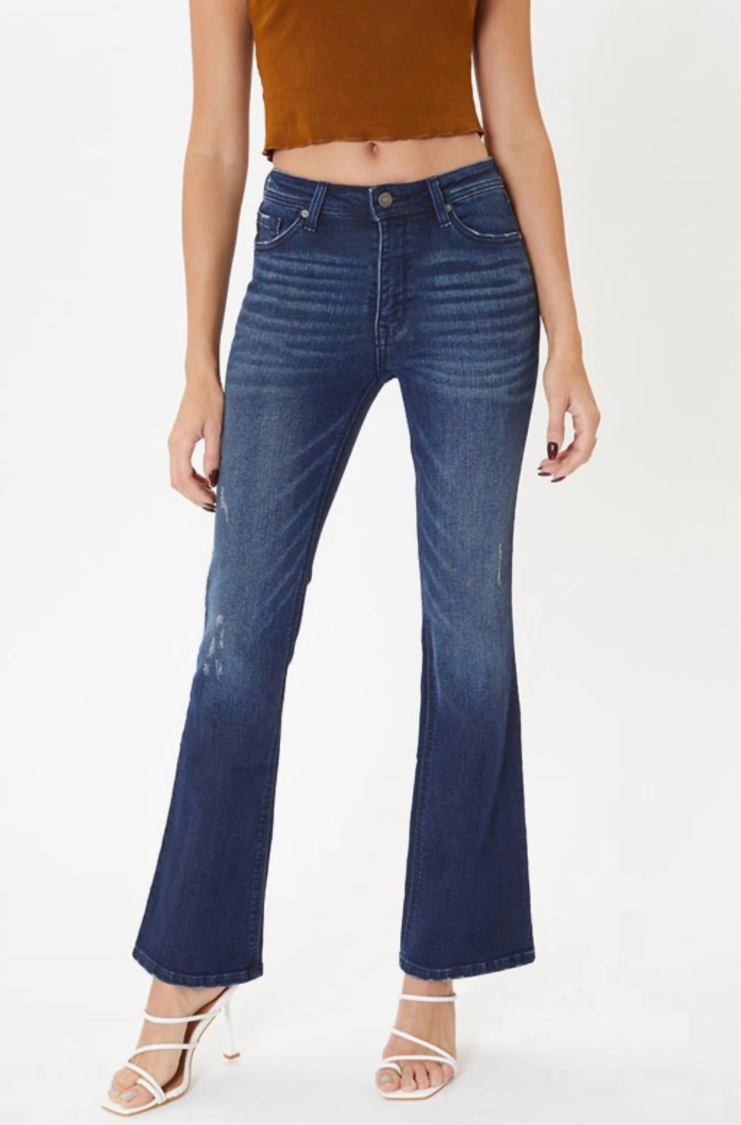 Kancan - Women's Petite High Rise Bootcut Jeans