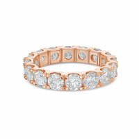 Diana M Jewels - Women's Round Lab-Grown Diamond Eternity Band (6.00 Ct) - Elegant