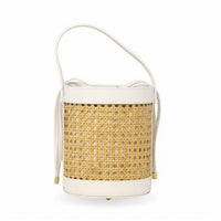 German Fuentes - Women's Leather Bucket Bag
