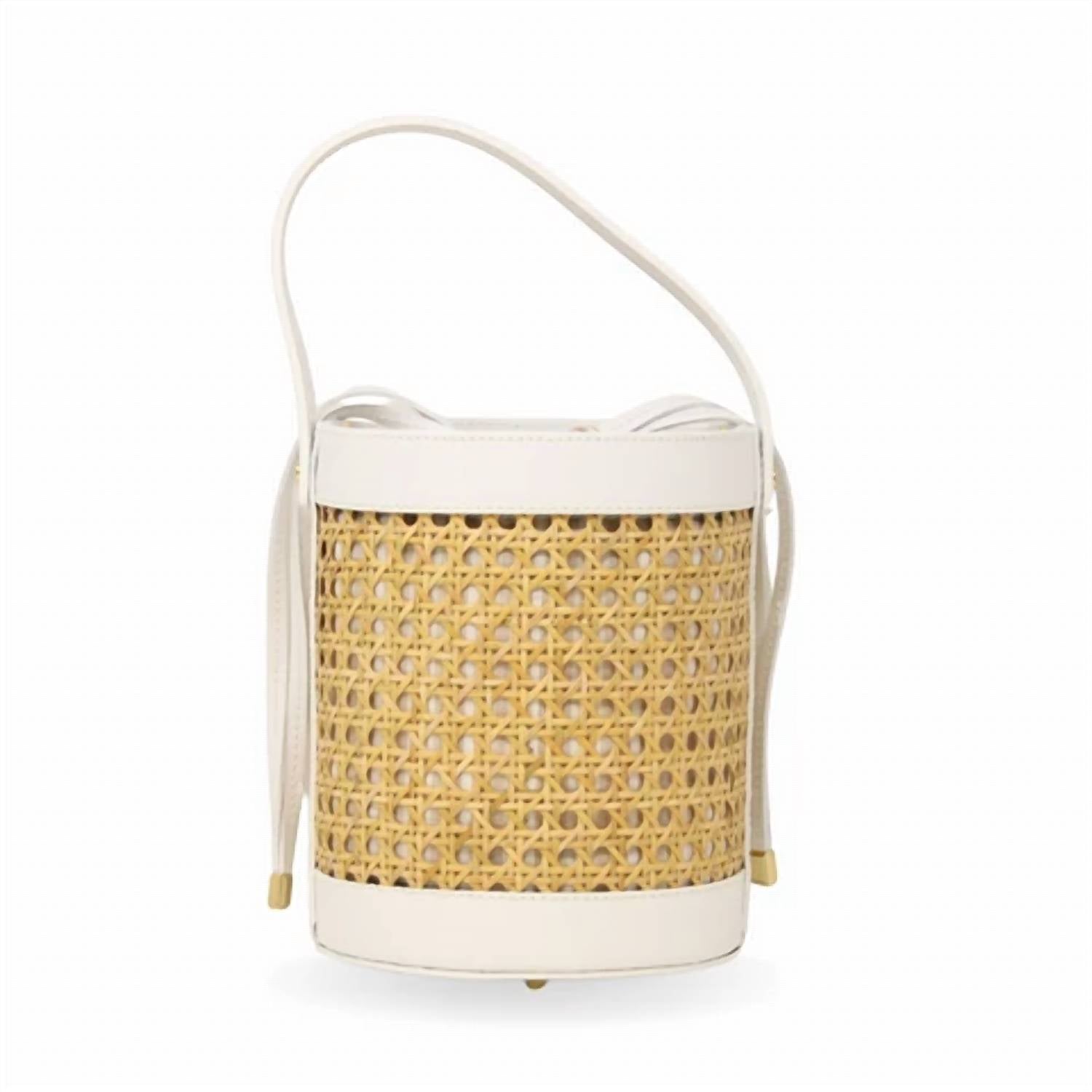 German Fuentes - Women's Leather Bucket Bag