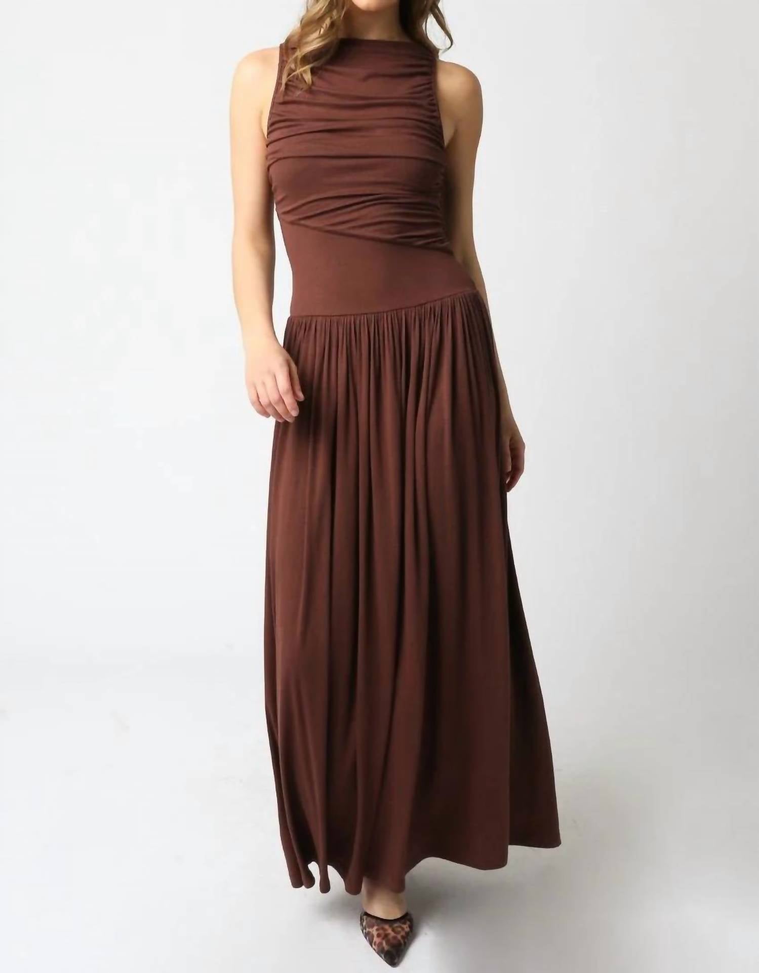 Olivaceous - Leni Maxi Dress