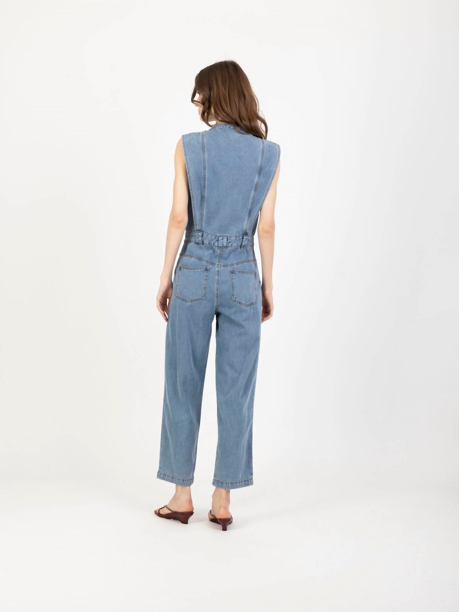 Suncoo - Tia Denim Jumpsuit