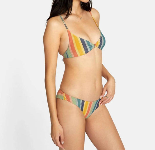 Rvca - Mirage Knotted Crossback Bikini Top