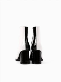 Volair - Women's Bio-based Leather Comfy Chunky Heel Booties