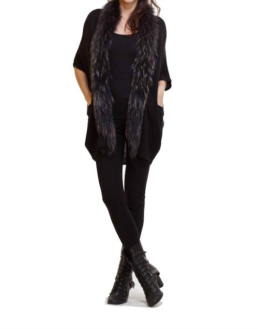 Love Token - Fur Trim Cardigan