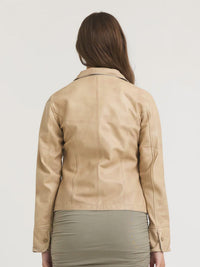 Jakett - Amelia Patina Leather Jacket