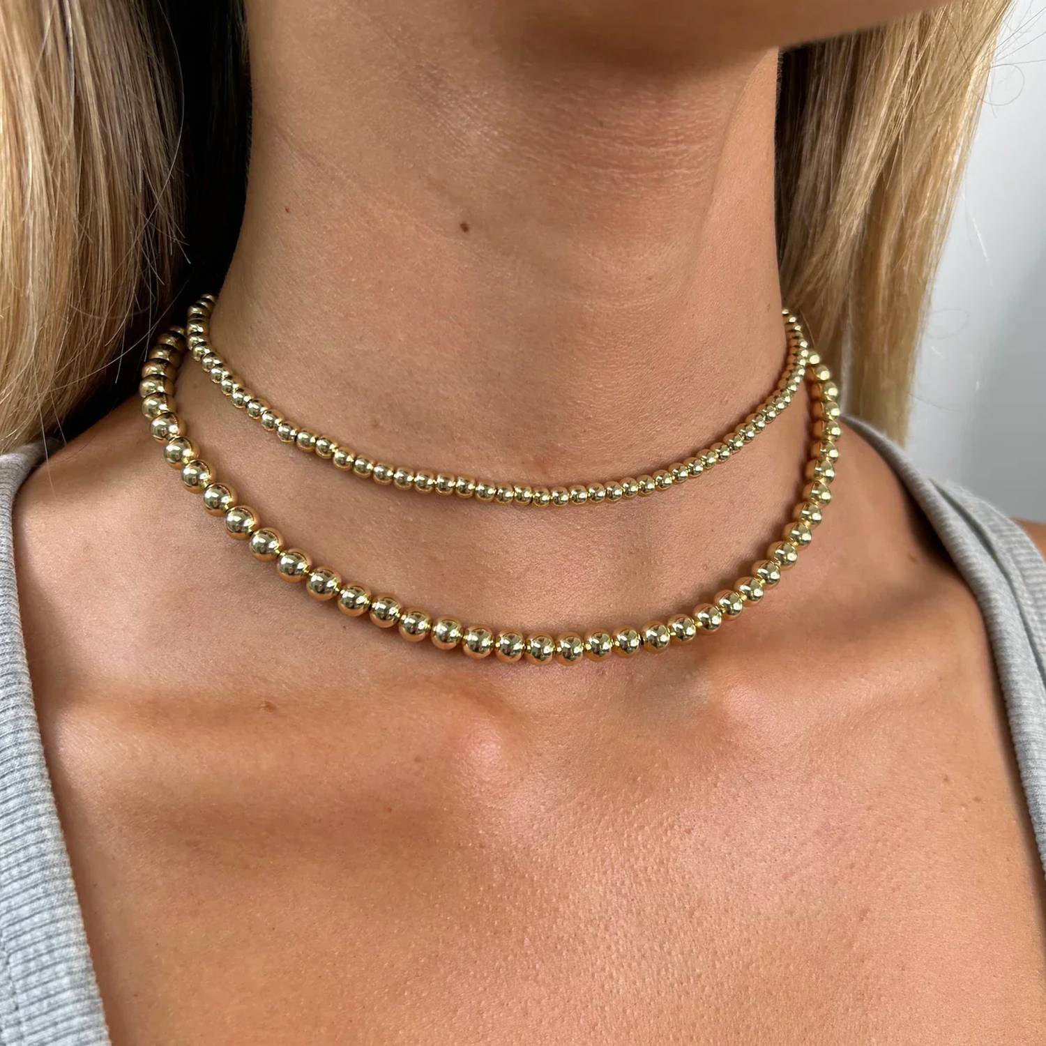 Sahira - Women's Allison Beaded Chain Necklace