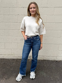 Flying Monkey - Lily Crop Flare Jeans