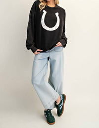 Ee:Some - Horse Crewneck Top