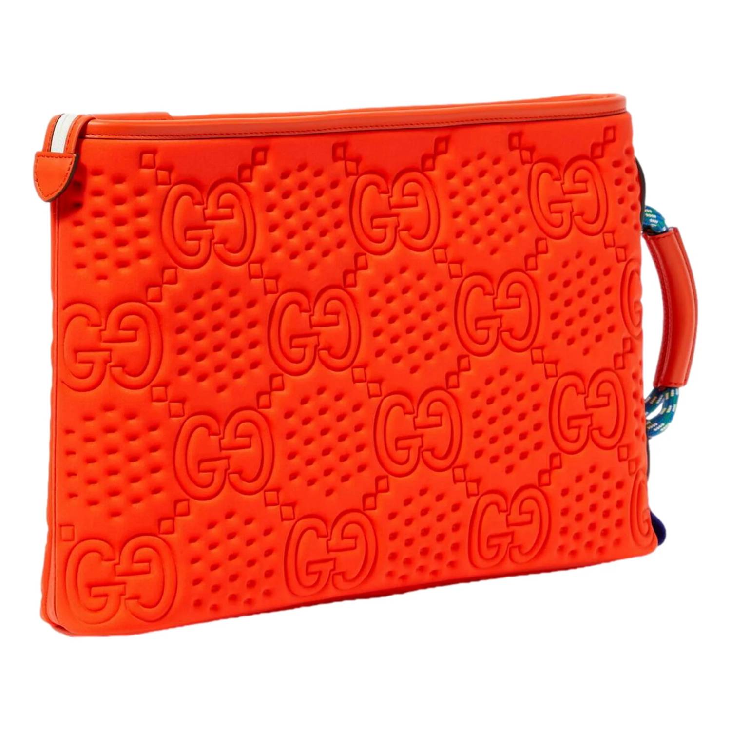 Gucci - Women's Off The Grid Gg Embossed Rubber Pouch Clutch Bag