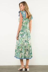 Thml - Parker Paisley Midi Dress
