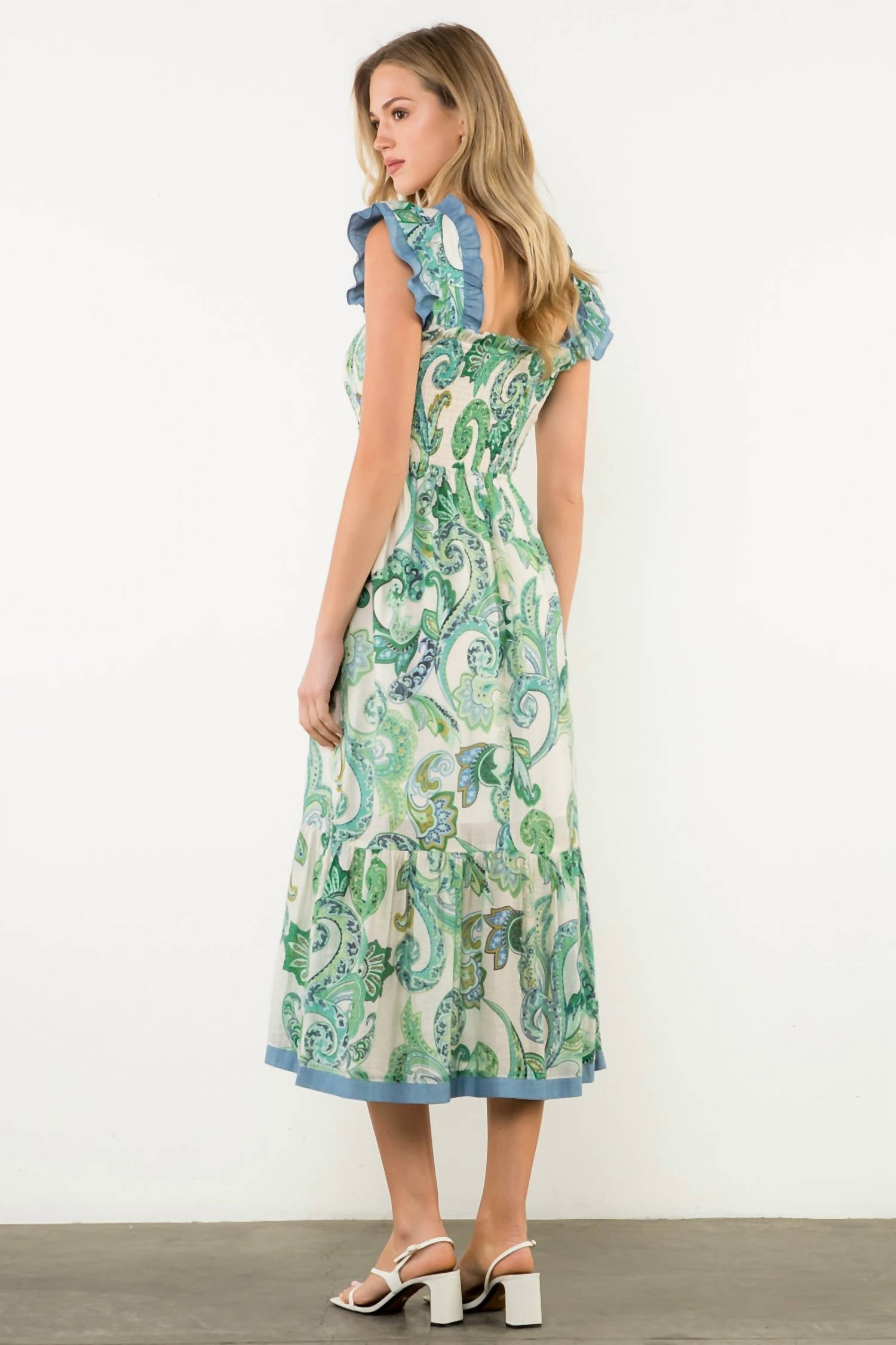 Thml - Parker Paisley Midi Dress