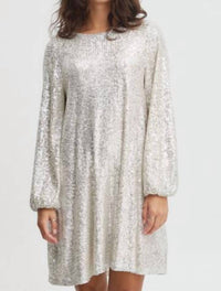 Ichi - Fauci Long Sleeve Mini Dress
