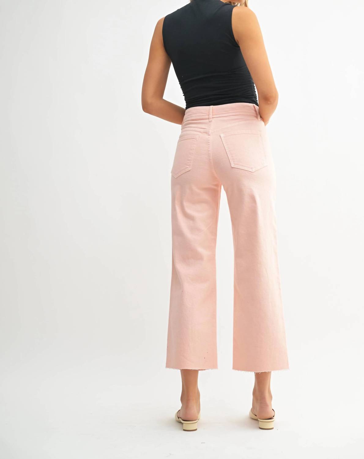 Just Black Denim - High Rise Wide Leg Denim Jeans