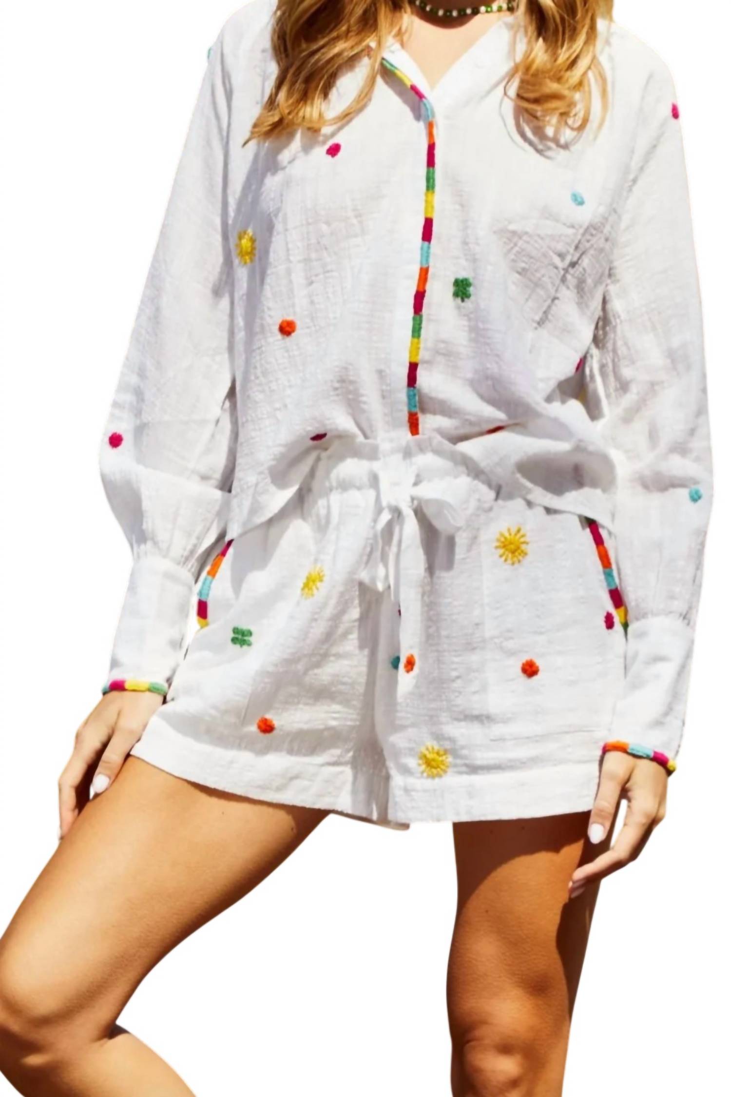 Love The Label - Ramona Embroidered Shorts