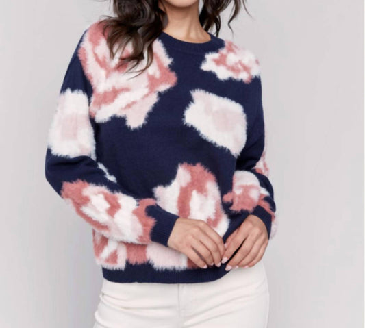 Charlie B - Floral Jacquard Sweater