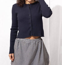 By Together - Lena Cable Knit Cardigan Top
