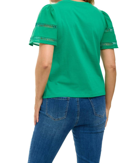 Tribal - Flutter Short Sleeve Top