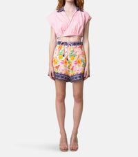 Emma Wrap Crop Blouson