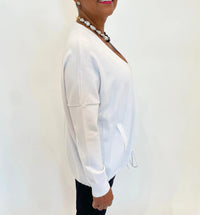 Billie - Susana Knit Boxy Drawstring Long Sleeve Cardigan