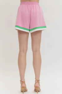 Entro - Sporty Chic Contrast Lounge Shorts