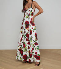 L'Agence - Sutton Beaded Strap Gown