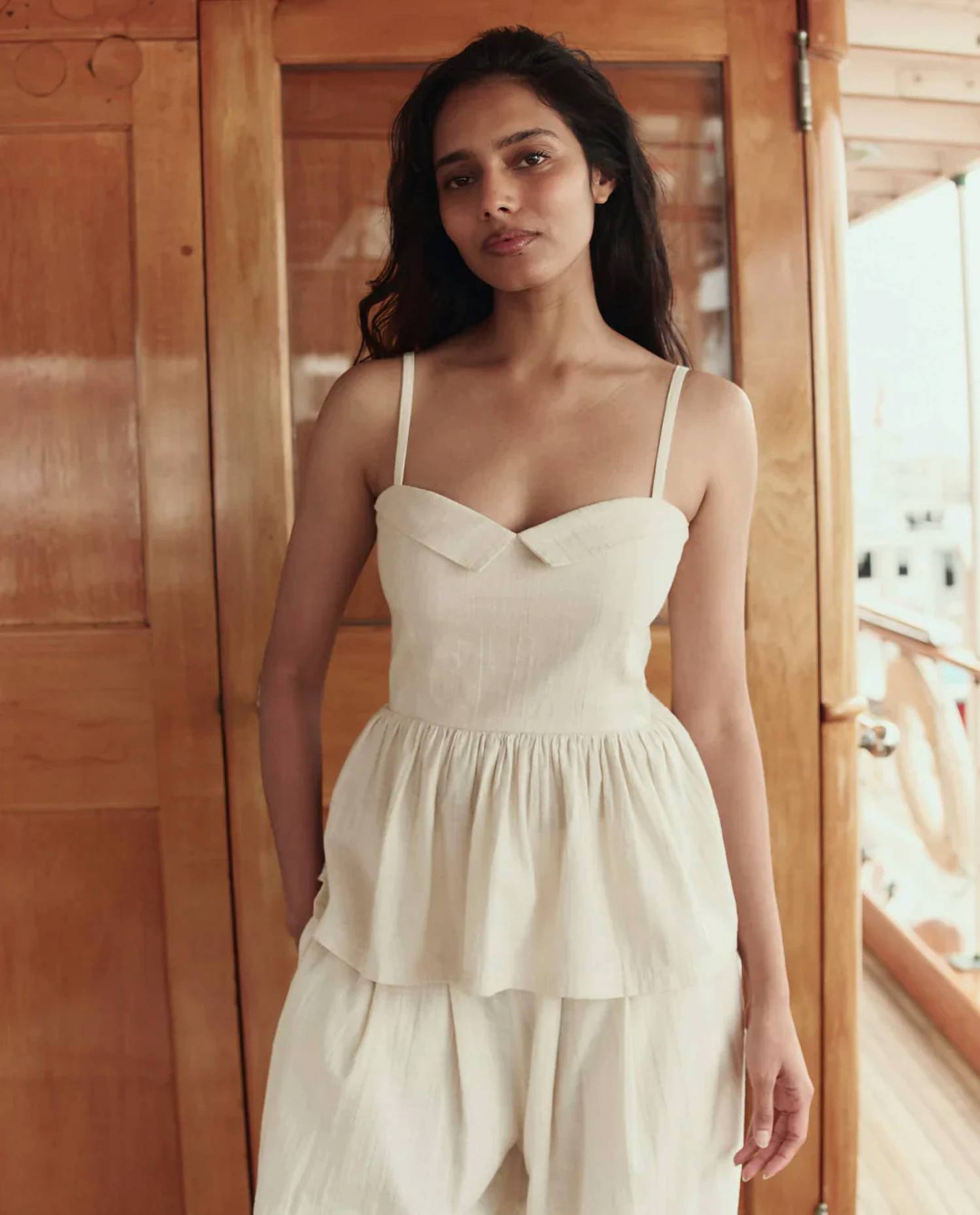 The Great. - Verse Peplum Top